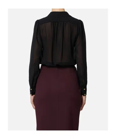 Elisabetta Franchi Viscose Shirt In Black