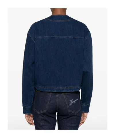 Forte Forte Cotton Denim Overshirt In Blue