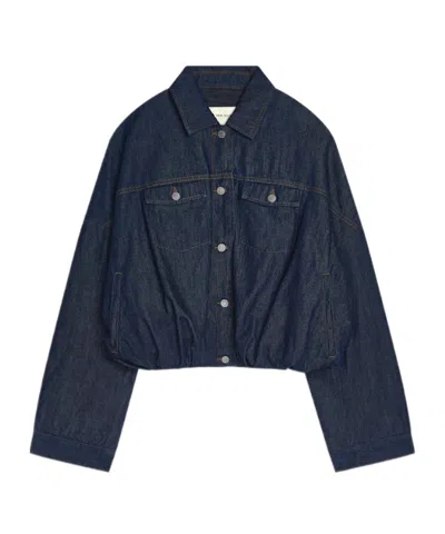Dries Van Noten Cotton Denim Vesto Jacket In Blue