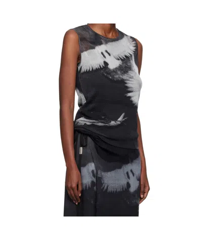Ann Demeulemeester Sleeveless Vest In Black
