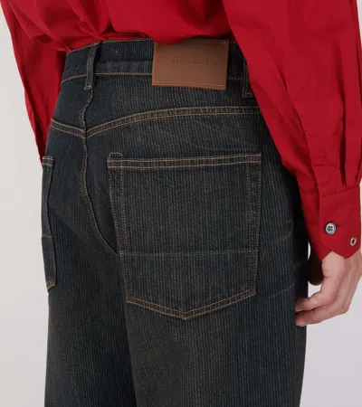 Our Legacy 25.5cm Third Cut Cotton Denim Jeans In Black