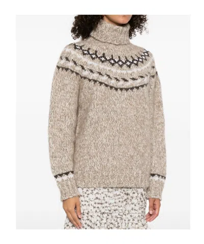 P.a.r.o.s.h Parosh Wool Turtle-neck Jumper In Neutral