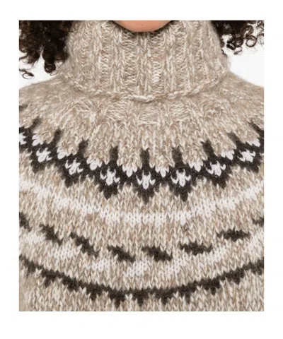 P.a.r.o.s.h Parosh Wool Turtle-neck Jumper In Neutral