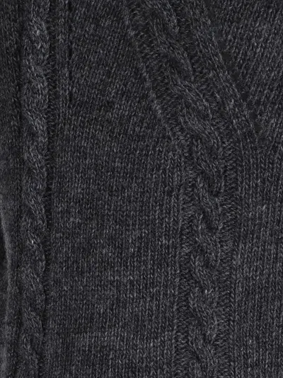 Ermanno Scervino Long Sleeve High Neck Sweater In Multi