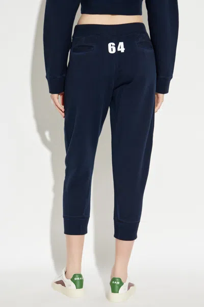 Dsquared2 Logo Track Pants In Blue