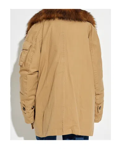 Dsquared2 Padded Jacket In Brown