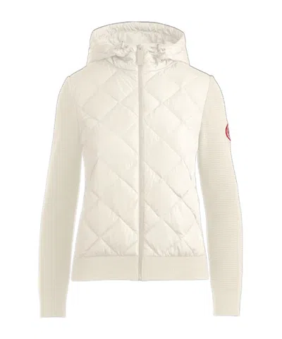 Canada Goose Hybridge Quilted Hooded Jacket In Neutral