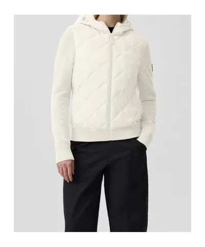 Canada Goose Hybridge Quilted Hooded Jacket In Neutral