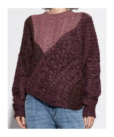 Isabel Marant Étoile Isabel Marant Etoile Patchwork Daryl Sweater In Pink