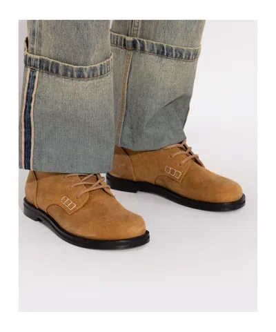 Jw Anderson Lace-up Ankle Boots In Brown