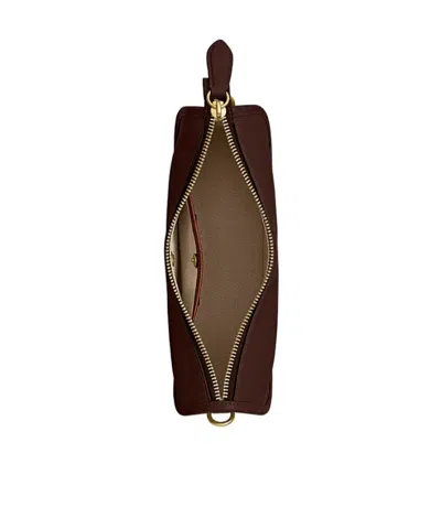 Coach Waverly Shoulder Bag With Embossed Logo In Brown