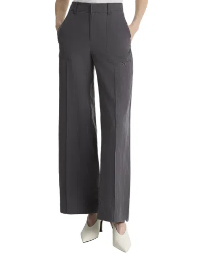 Vince Cotton Low-rise Utility Pant In Pebble In Gray