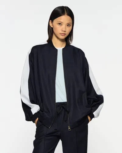 Serena Bute Bomber Jacket In Black