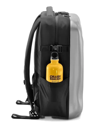 Crash Baggage Metallic-panel Backpack In Gray