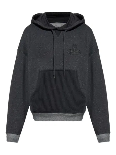 Vivienne Westwood Gray Ashton Hoodie In Black