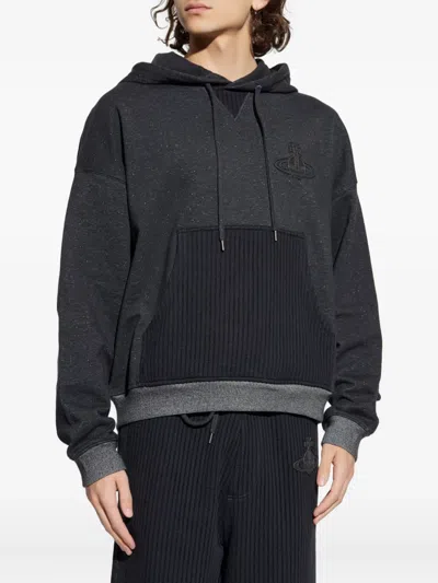 Vivienne Westwood Gray Ashton Hoodie In Black