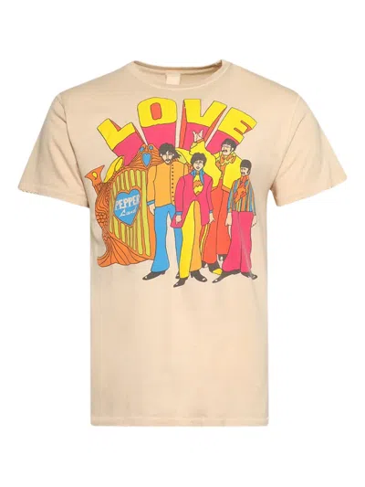 Madeworn Unisex The Beatles Crew Tee In Beige In Neutral