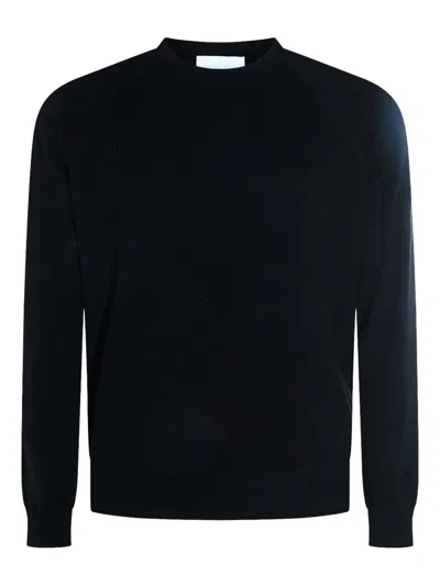 Malo Black Cashmere Crewneck Pullover In Black