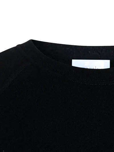 Malo Black Cashmere Crewneck Pullover In Black