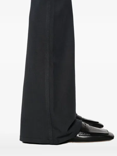 Joseph Buttoned Flared Trousers In Gray