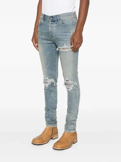 Amiri Denim Skinny Jeans In Blue