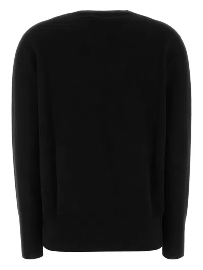 The Row Maglione Leilani Oversize In Cashmere Blu Notte Donna In Black