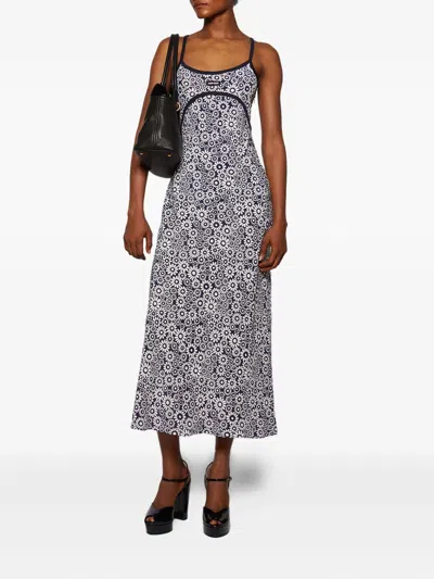 Miu Miu Patent Leather Block-heel Platform Sandals In Black