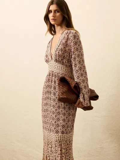 Faherty Dakota Dress In Multi