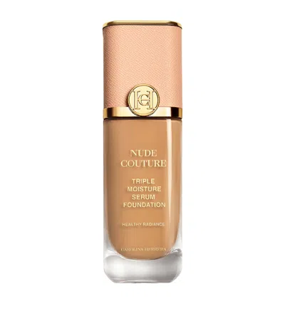 Carolina Herrera Nude Couture Triple Moisture Serum Foundation In Brown