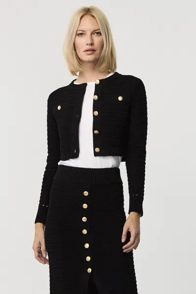 Toccin Miller Pointelle Cardigan In Multi