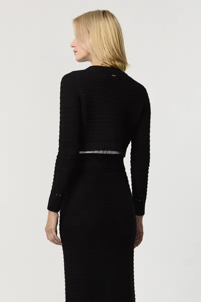 Toccin Miller Pointelle Cardigan In Multi