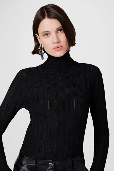 Toccin Nancy Turtleneck Sweater In Black