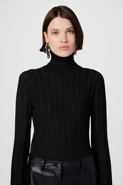 Toccin Nancy Turtleneck Sweater In Black