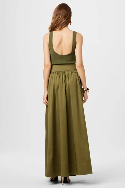 Toccin Sabine Tie Front Maxi Skirt In Black