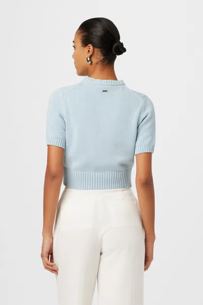 Toccin Summer Elsie Cotton Pull Over Sweater In Gray