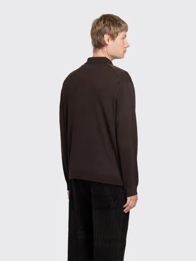 Our Legacy Evening Polo In Brown