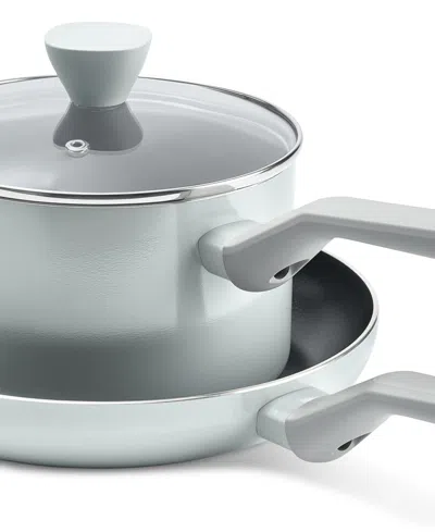 Arch Studio Aluminum Nonstick 9-pc. Cookware Set, Macy's Exclusive In Brown