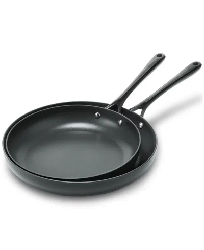 The Cellar Hard-anodized 10" & 12" Open Fry Pan Set, Macy's Exclusive In Black