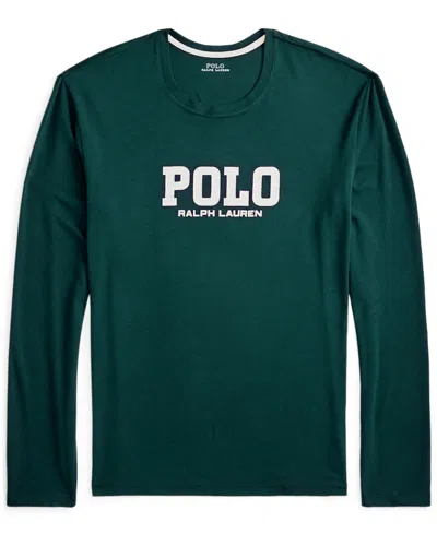 Polo Ralph Lauren Men's Long Sleeve Crewneck T-shirt In Green