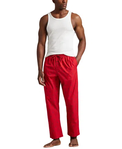 Polo Ralph Lauren Men's Slim Fit Pajama Pants In Red