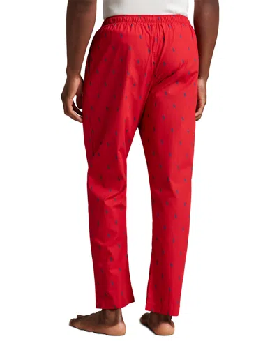 Polo Ralph Lauren Men's Slim Fit Pajama Pants In Red