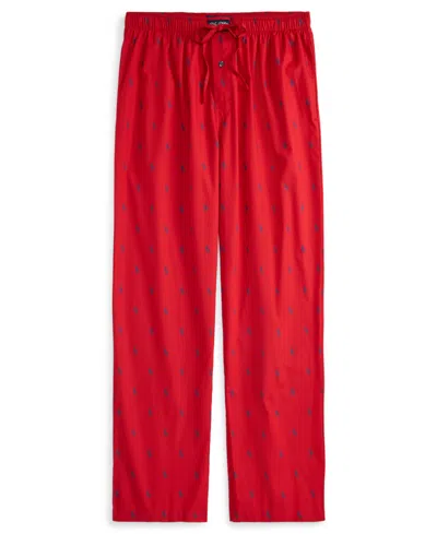 Polo Ralph Lauren Men's Slim Fit Pajama Pants In Red