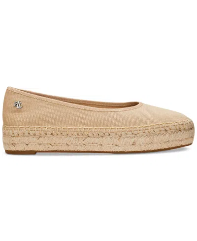 Ralph Lauren Women's Luize Espadrille Ballet Flats In Neutral