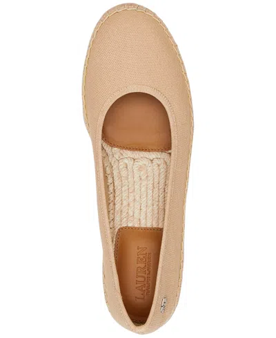 Ralph Lauren Women's Luize Espadrille Ballet Flats In Neutral