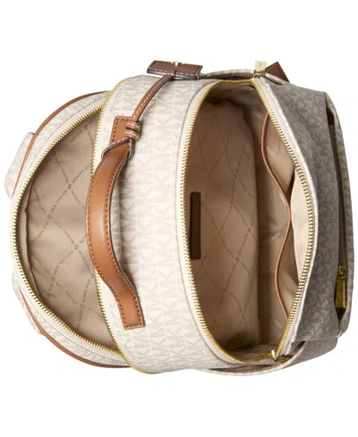 Michael Kors Sable Medium Signature Logo Backpack In Multi