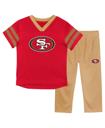 Outerstuff Toddler San Francisco 49ers T-shirt And Pants Set In Multi