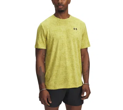 Under Armour Men's Ua Tech Pixelate T-shirt In Yellow