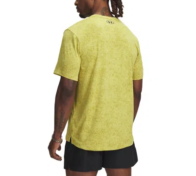 Under Armour Men's Ua Tech Pixelate T-shirt In Yellow