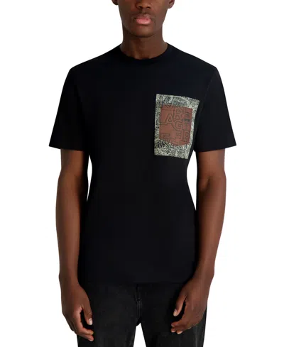 Karl Lagerfeld Men's Graphic Cotton T-shirt In Animal Print