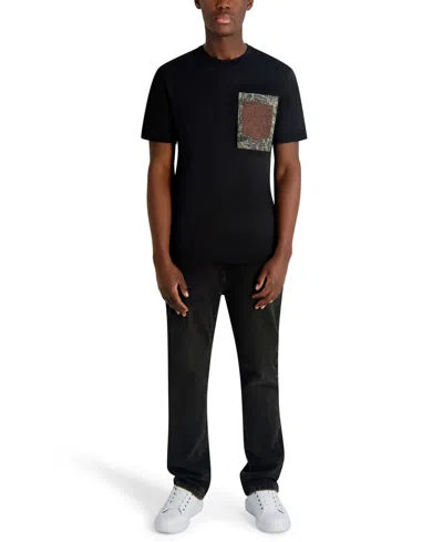 Karl Lagerfeld Men's Graphic Cotton T-shirt In Animal Print